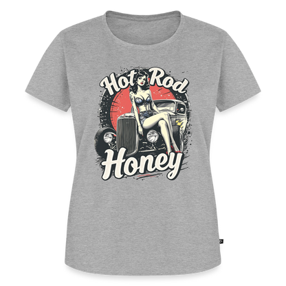 Frauen Premium T-Shirt - Grau meliert
