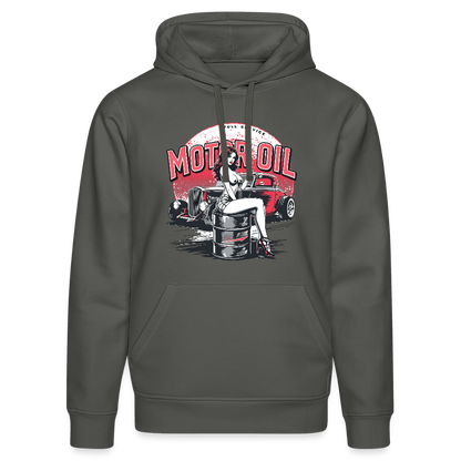 Motor Oil – Full Service Babe - Bio-Hoodie - Anthrazit