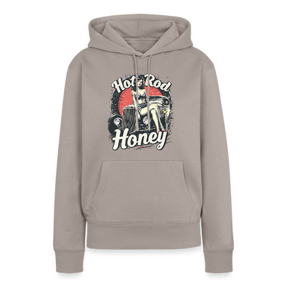 Frauen Premium Hoodie - Taupe