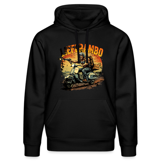 LIEFERAMBO - Bio-Hoodie - Schwarz