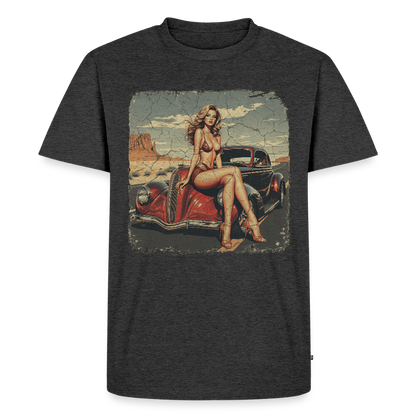 Männer Premium T-Shirt - Anthrazit meliert