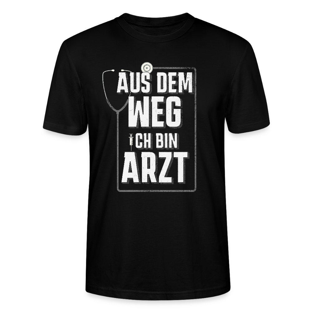 Aus dem Weg – Ich bin Arzt! - Unisex T-Shirt - Schwarz