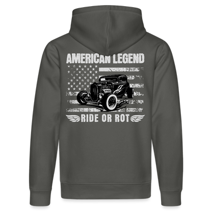 Ride or Rot - Stanley/Stella Unisex Bio-Hoodie DRUMMER - Anthrazit