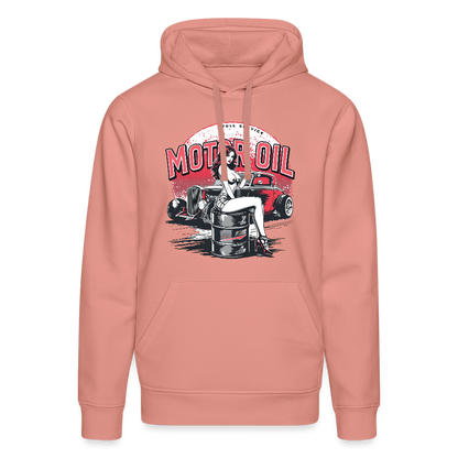 Motor Oil – Full Service Babe - Bio-Hoodie - Altrosa