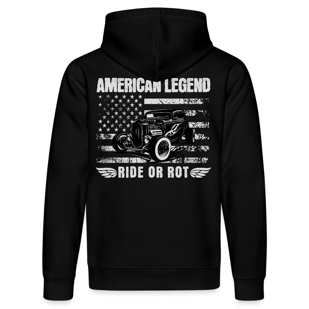 Ride or Rot - Stanley/Stella Unisex Bio-Hoodie DRUMMER - Schwarz