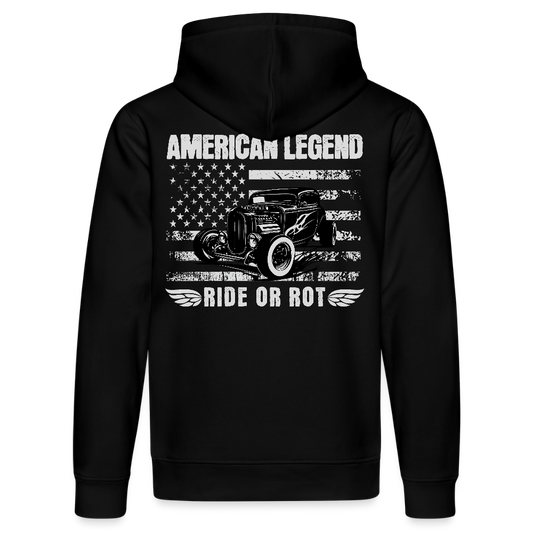 Ride or Rot - Stanley/Stella Unisex Bio-Hoodie DRUMMER - Schwarz