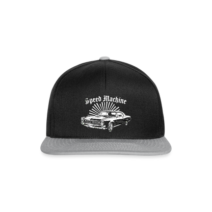 Speed Machine - Snapback Cap - Schwarz/Grau