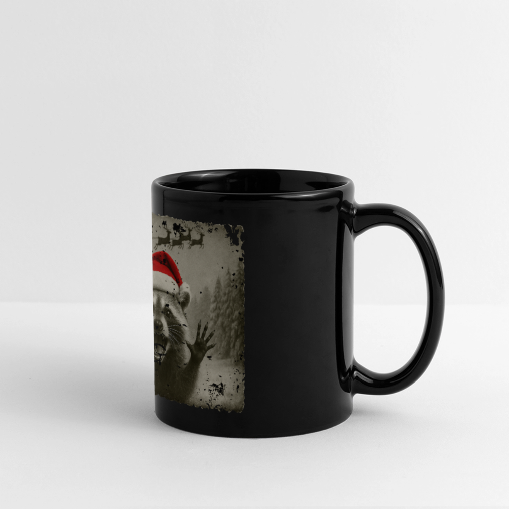 Panoramatasse farbig - Schwarz