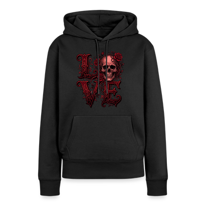 Frauen Premium Hoodie - Schwarz