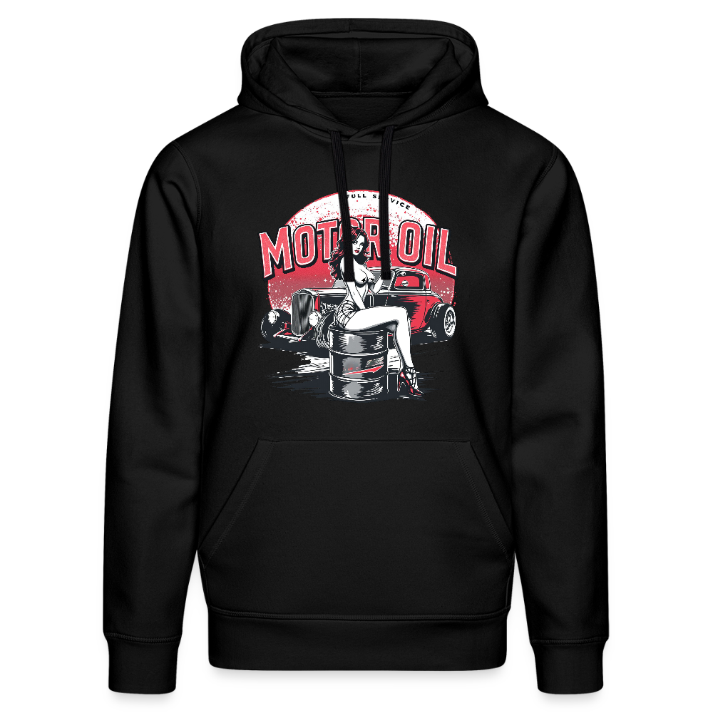 Motor Oil – Full Service Babe - Bio-Hoodie - Schwarz