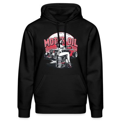 Motor Oil – Full Service Babe - Bio-Hoodie - Schwarz