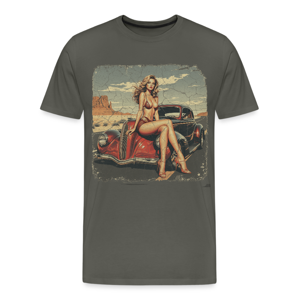 Männer Premium T-Shirt - Asphalt