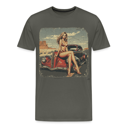 Männer Premium T-Shirt - Asphalt