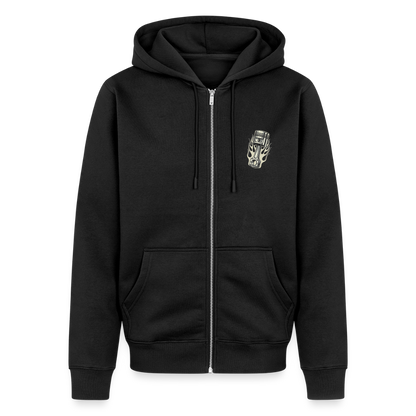 Männer Premium Kapuzenjacke - Schwarz
