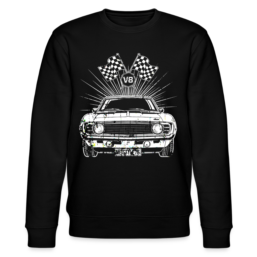 V8 Power – Born to Roar - Bio-Sweatshirt - Schwarz