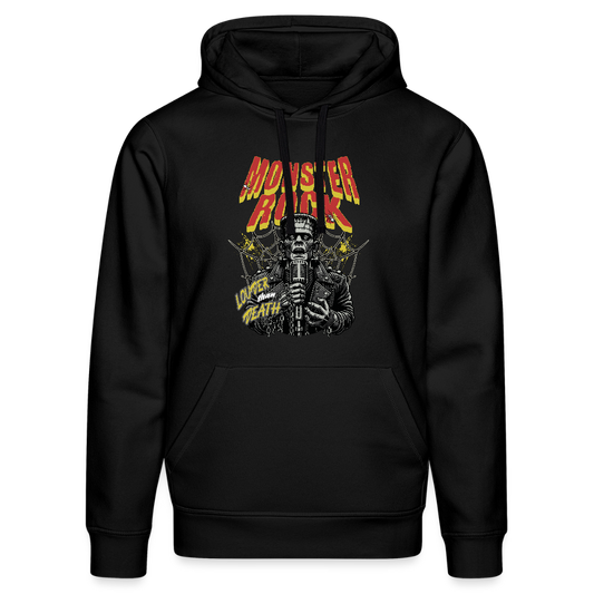 Monster Rock – Louder Than Death -  Bio-Hoodie - Schwarz