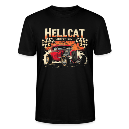 Hellcat Motor Oil – Classic Burnout Edition - Unisex T-Shirt - Schwarz