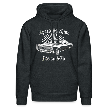 Speed Machine - Bio-Hoodie - Dunkelgrau meliert