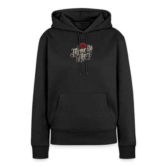 Frauen Premium Hoodie - Schwarz