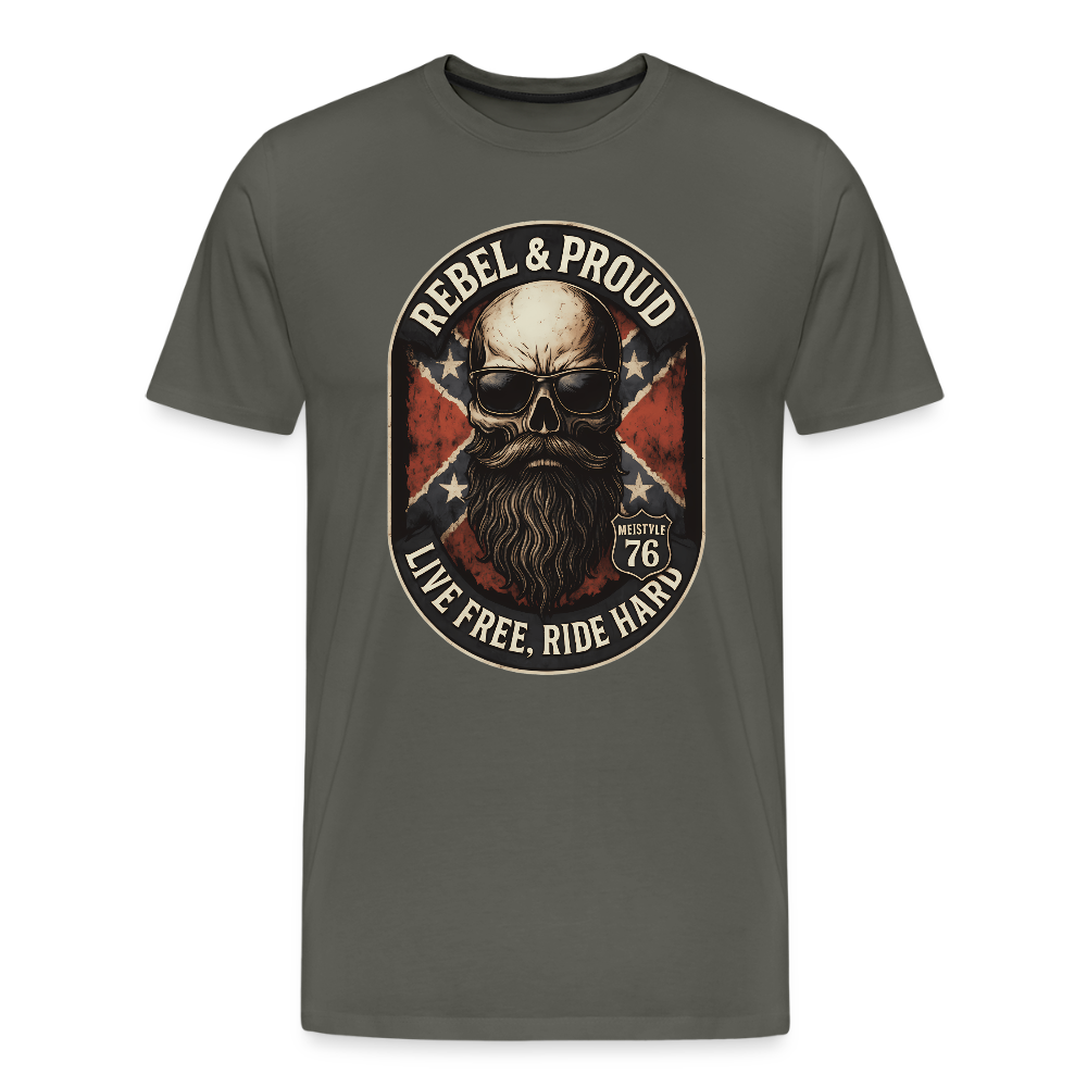 Männer Premium T-Shirt - Asphalt