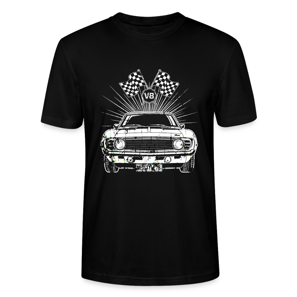 V8 Power – Born to Roar - Premium T-Shirt - Schwarz