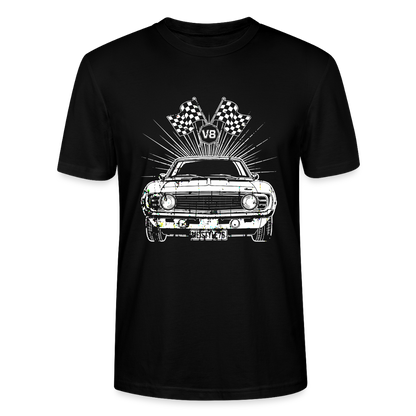 V8 Power – Born to Roar - Premium T-Shirt - Schwarz