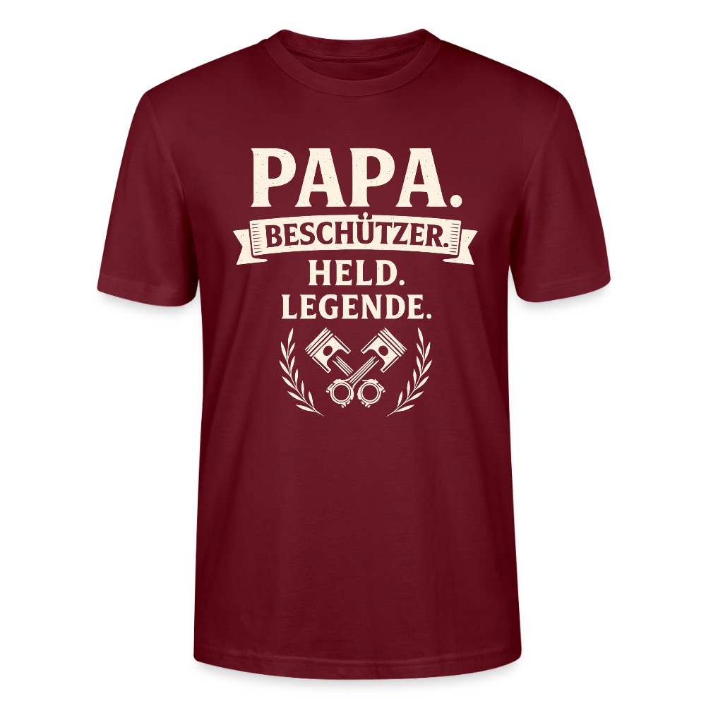 Vatertag - Stanley/Stella Unisex T-Shirt CRAFTER - Burgunderrot