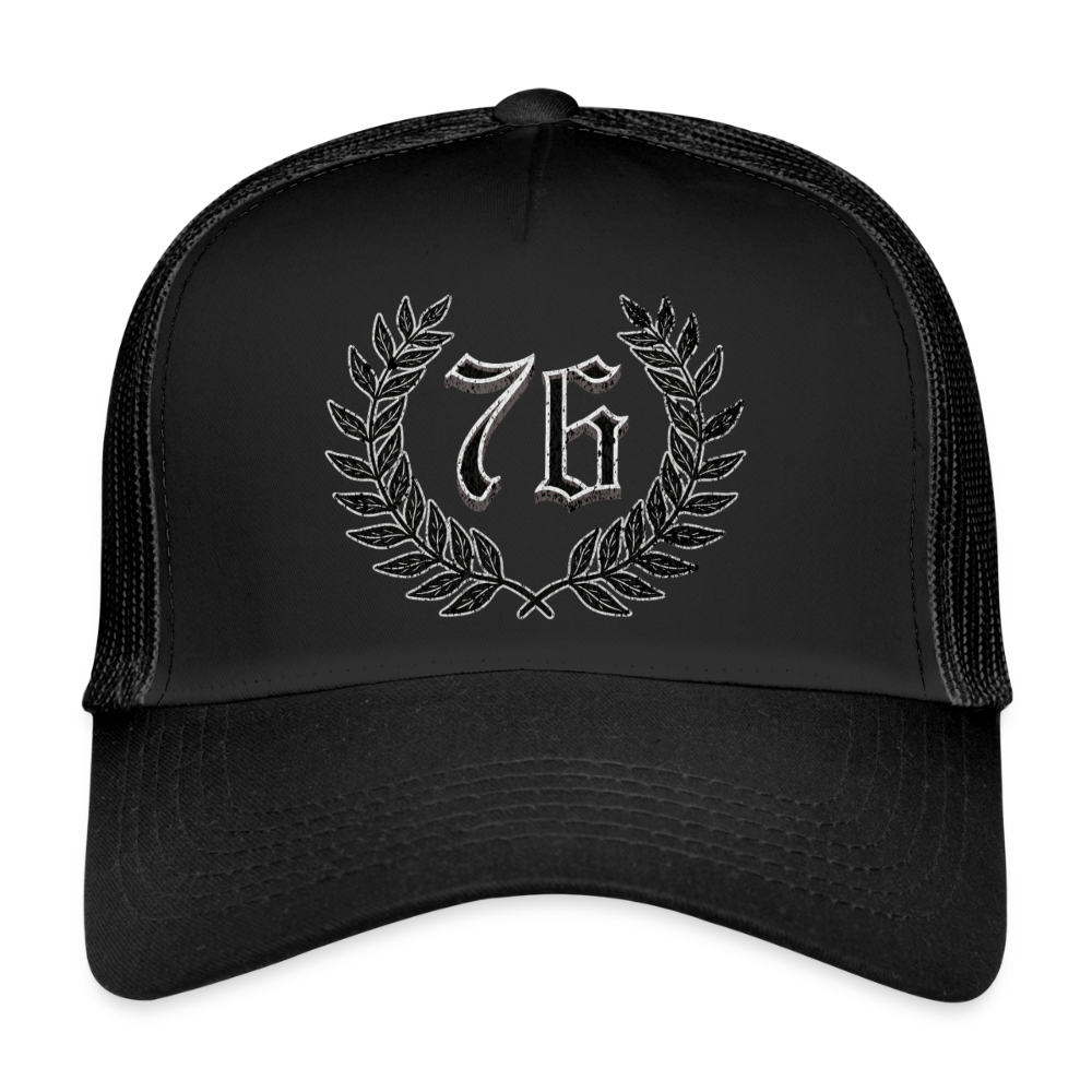 Trucker Cap - Schwarz/Schwarz