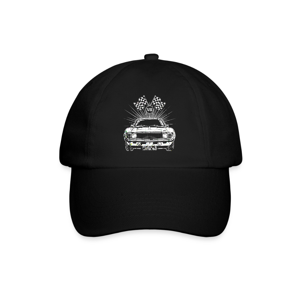 V8 Power – Born to Roar - Baseballkappe - Schwarz/Schwarz