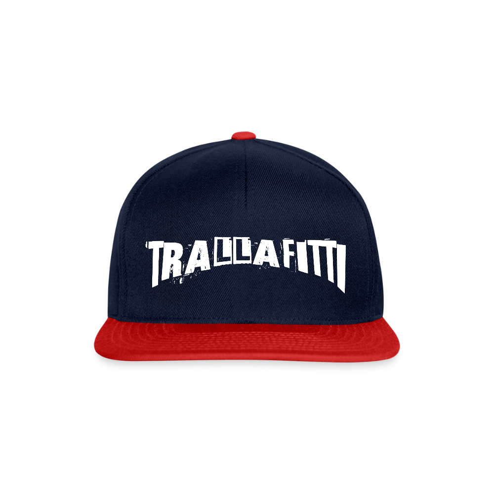 Trallafitti – Chaos in Reinkultur - Snapback Cap - Navy/Rot