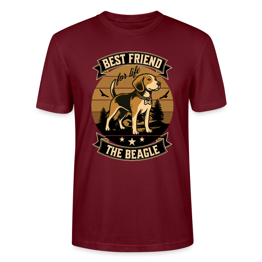 Best Friend for Life – The Beagle - Stanley/Stella Unisex T-Shirt CRAFTER - Burgunderrot