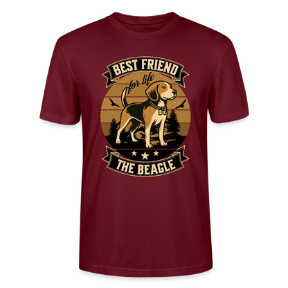 Best Friend for Life – The Beagle - Stanley/Stella Unisex T-Shirt CRAFTER - Burgunderrot