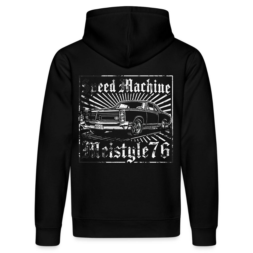 Speed Machine – V8 Vibes Only - Bio-Hoodie - Schwarz