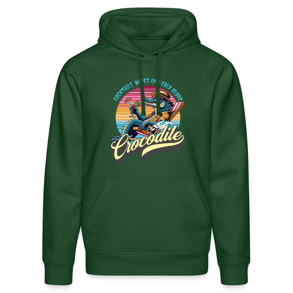 Crocodile - Stanley/Stella Unisex Bio-Hoodie DRUMMER - Flaschengrün