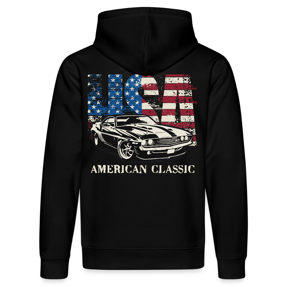 American Classic - Stanley/Stella Unisex Bio-Hoodie DRUMMER - Schwarz