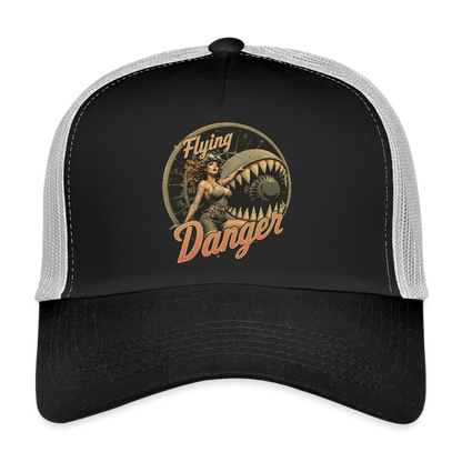 Flying Danger - Trucker Cap - Schwarz/Steingrau