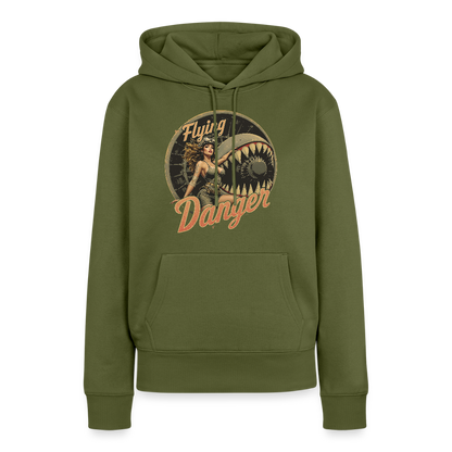 Frauen Premium Hoodie - Khaki