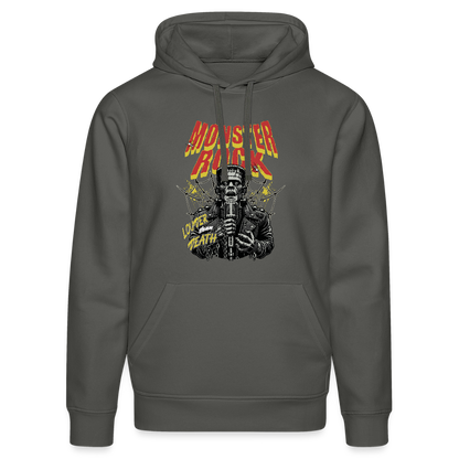 Monster Rock – Louder Than Death -  Bio-Hoodie - Anthrazit