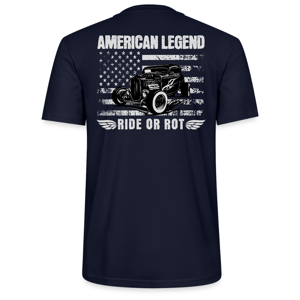 Meistyle76 - American Legend – Ride or Rot -Stanley/Stella Unisex T-Shirt CRAFTER - Navy