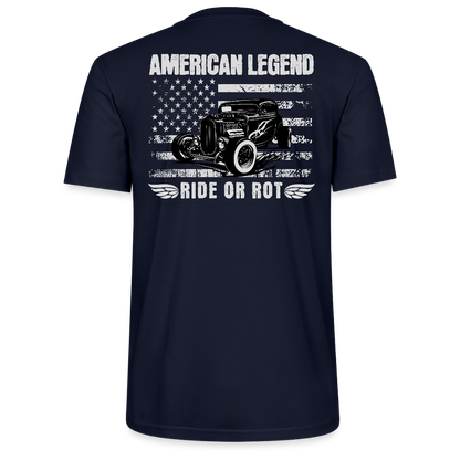 Meistyle76 - American Legend – Ride or Rot -Stanley/Stella Unisex T-Shirt CRAFTER - Navy