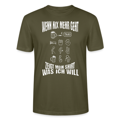 Wenn nix mehr geht – Icons sagen alles - Stanley/Stella Unisex T-Shirt CRAFTER - Khaki