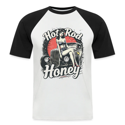 Hot Rod Honey - Männer Baseball-T-Shirt