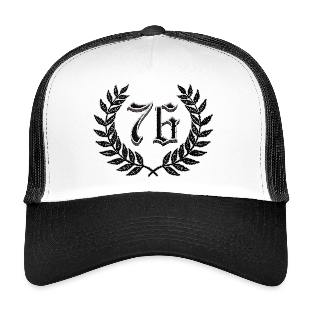Trucker Cap - Weiß/Schwarz