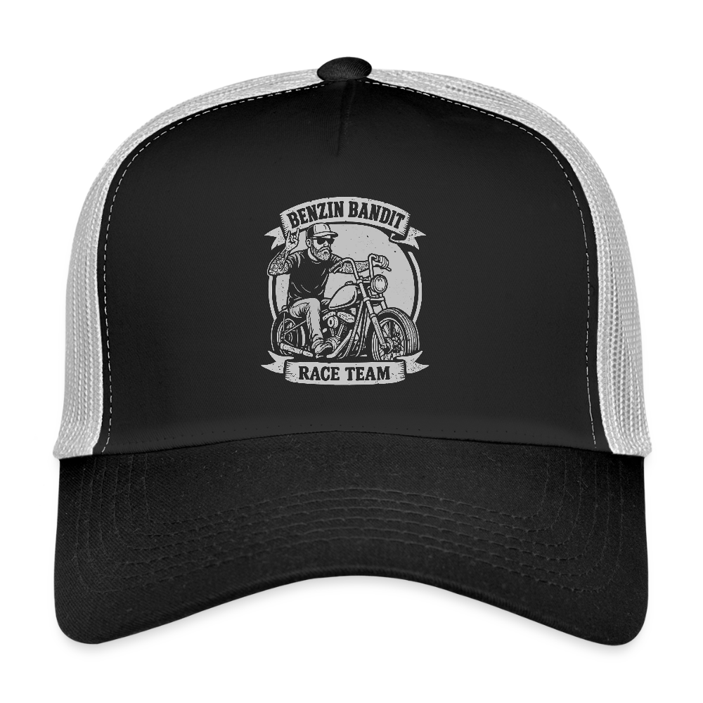Benzin Bandit -  Trucker Cap - Schwarz/Steingrau