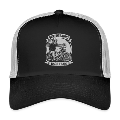 Benzin Bandit -  Trucker Cap - Schwarz/Steingrau