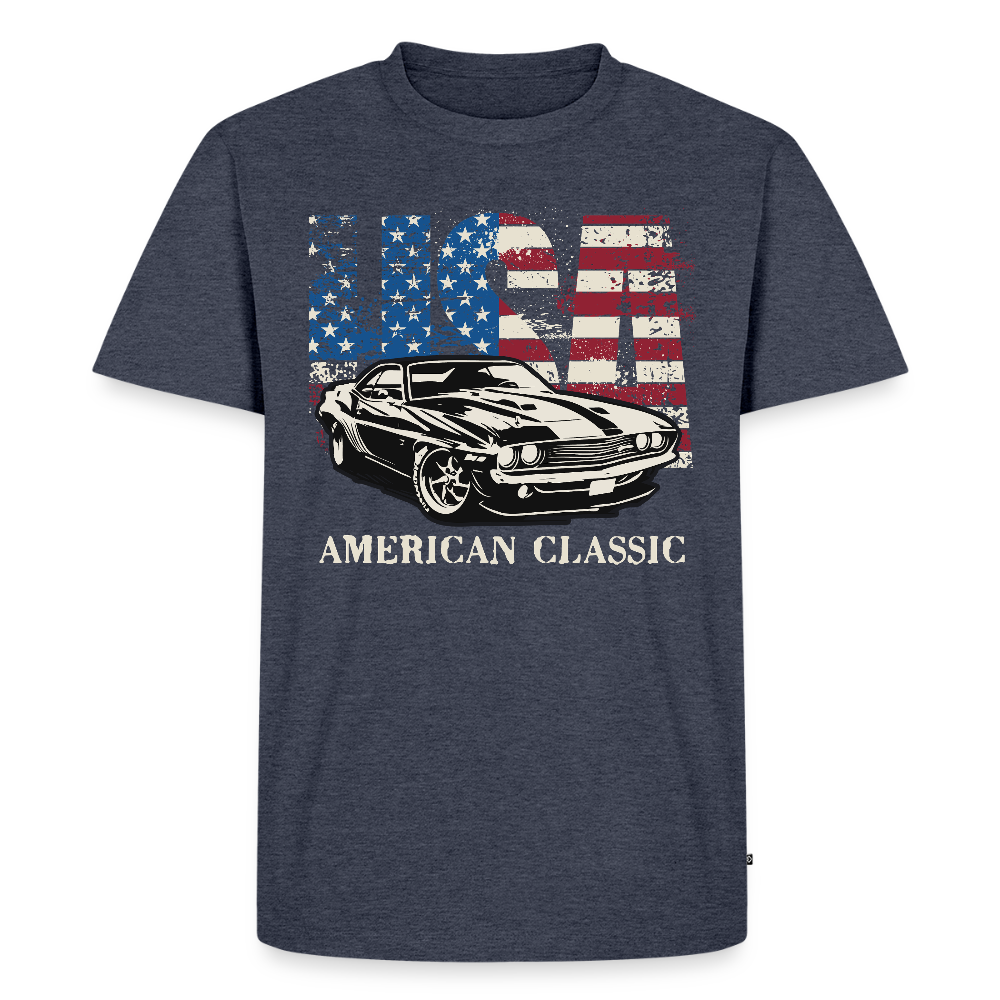 Männer Premium T-Shirt - Jeansblau 