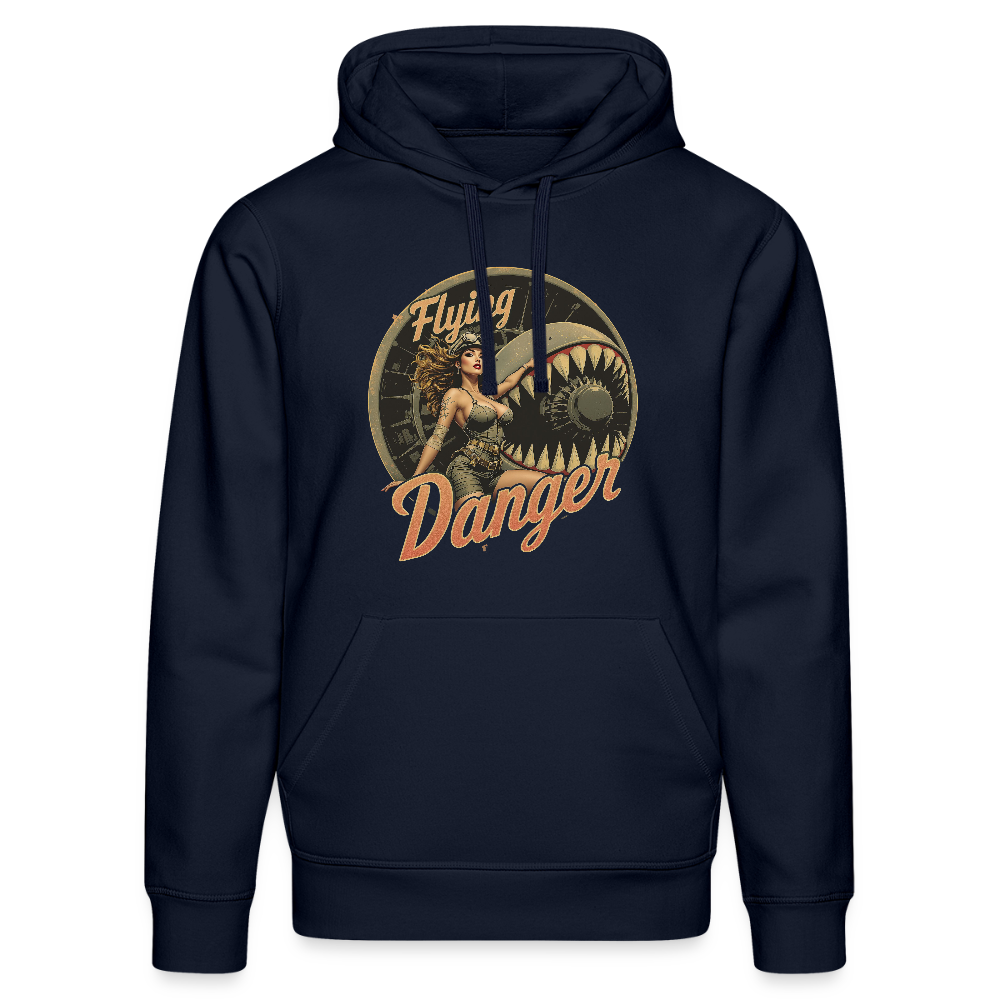 Flying Danger -  Bio-Hoodie - French Navy