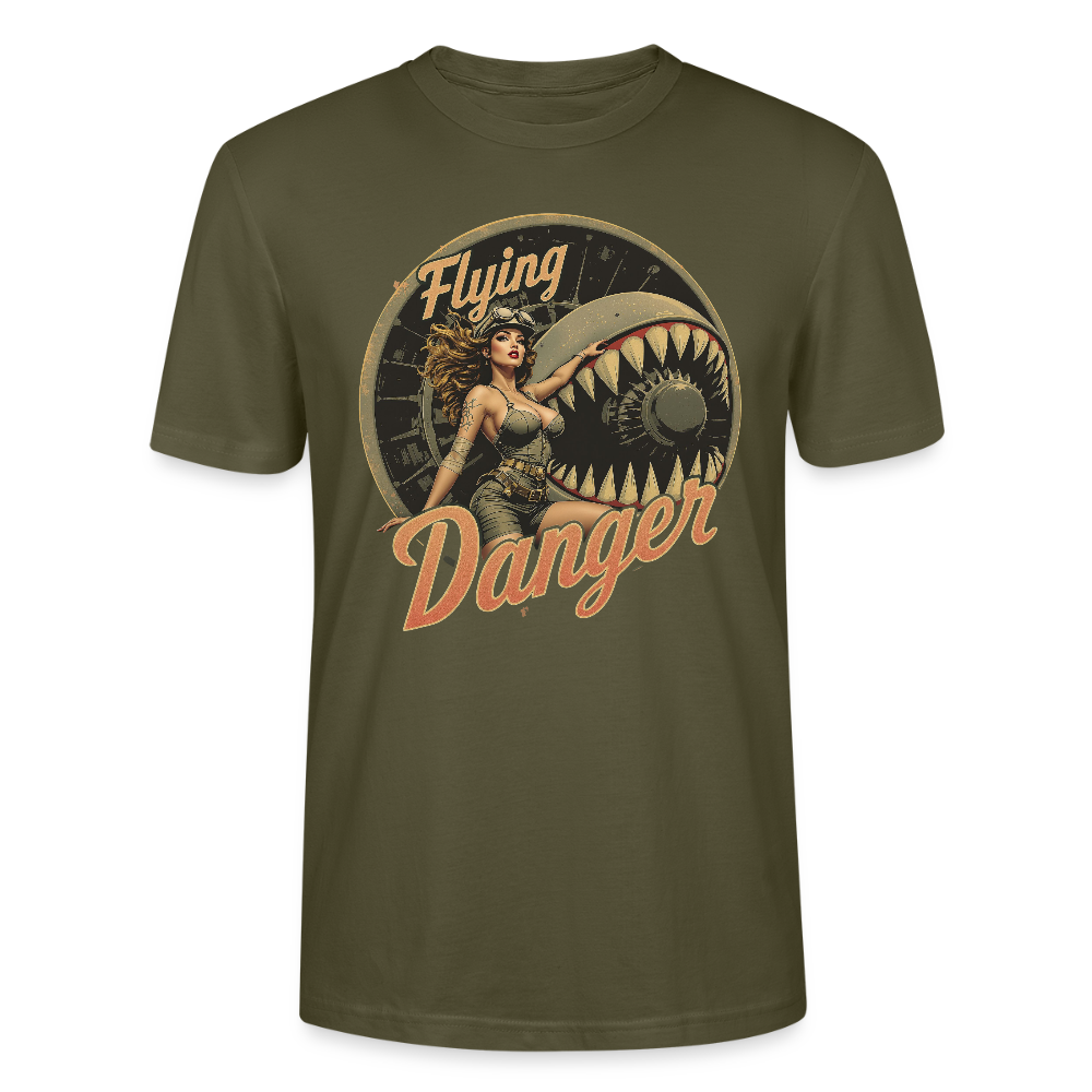 Flying Danger / Unisex T-Shirt - Khaki
