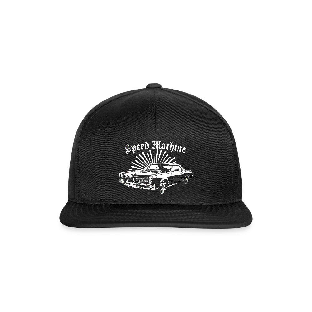 Speed Machine - Snapback Cap - Schwarz/Schwarz