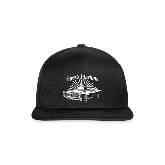 Speed Machine - Snapback Cap - Schwarz/Schwarz